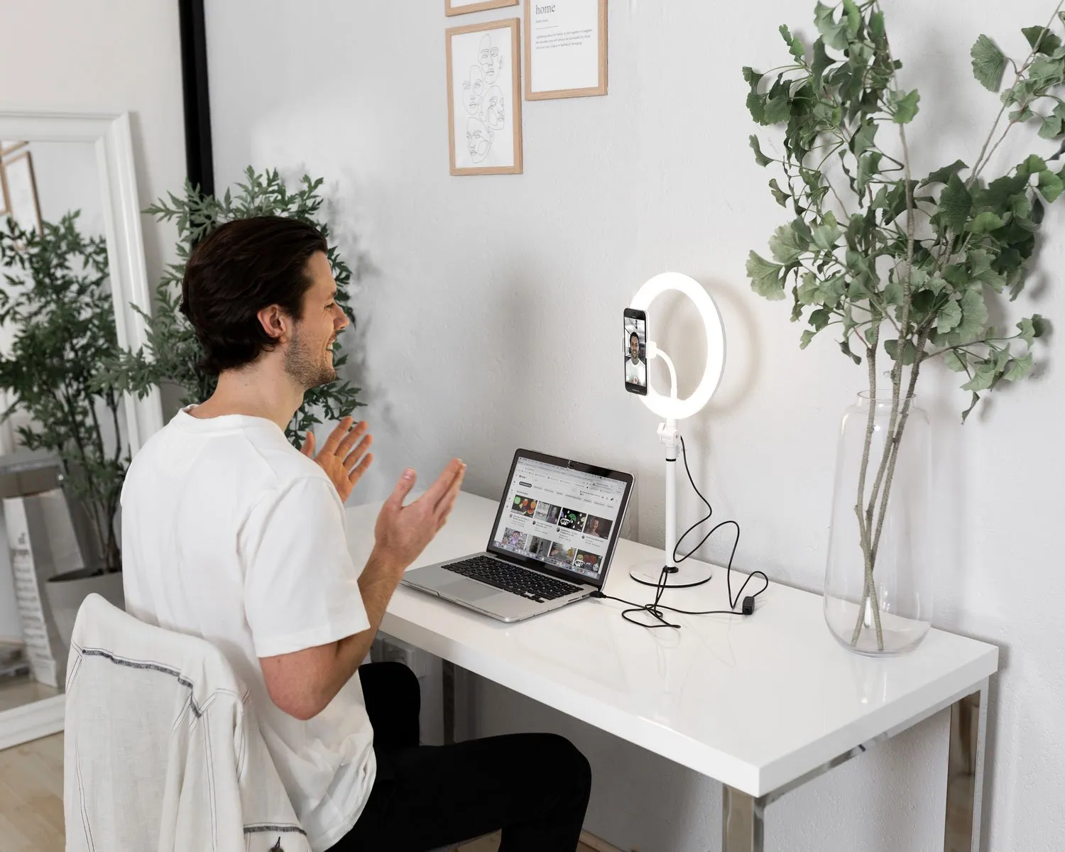 10" LED Table Ring Light - Portia