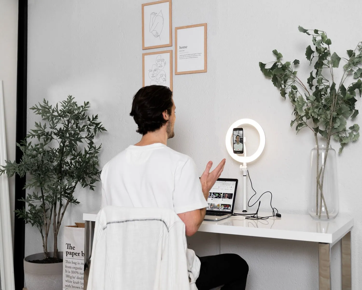 10" LED Table Ring Light - Portia