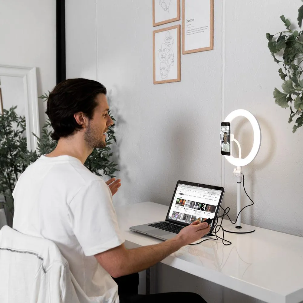 10" LED Table Ring Light - Portia