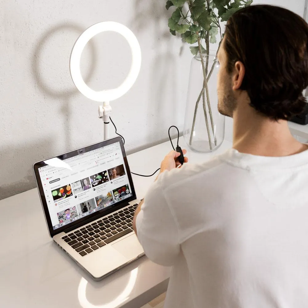 10" LED Table Ring Light - Portia