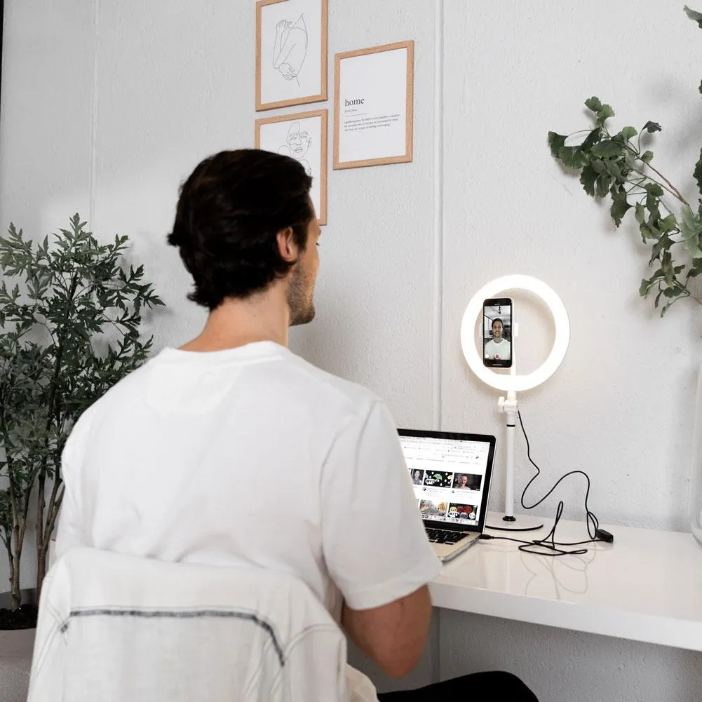 10" LED Table Ring Light - Portia