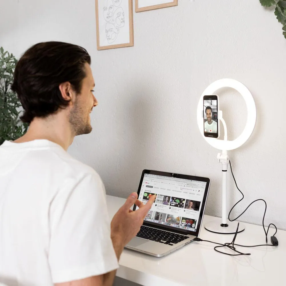 10" LED Table Ring Light - Portia