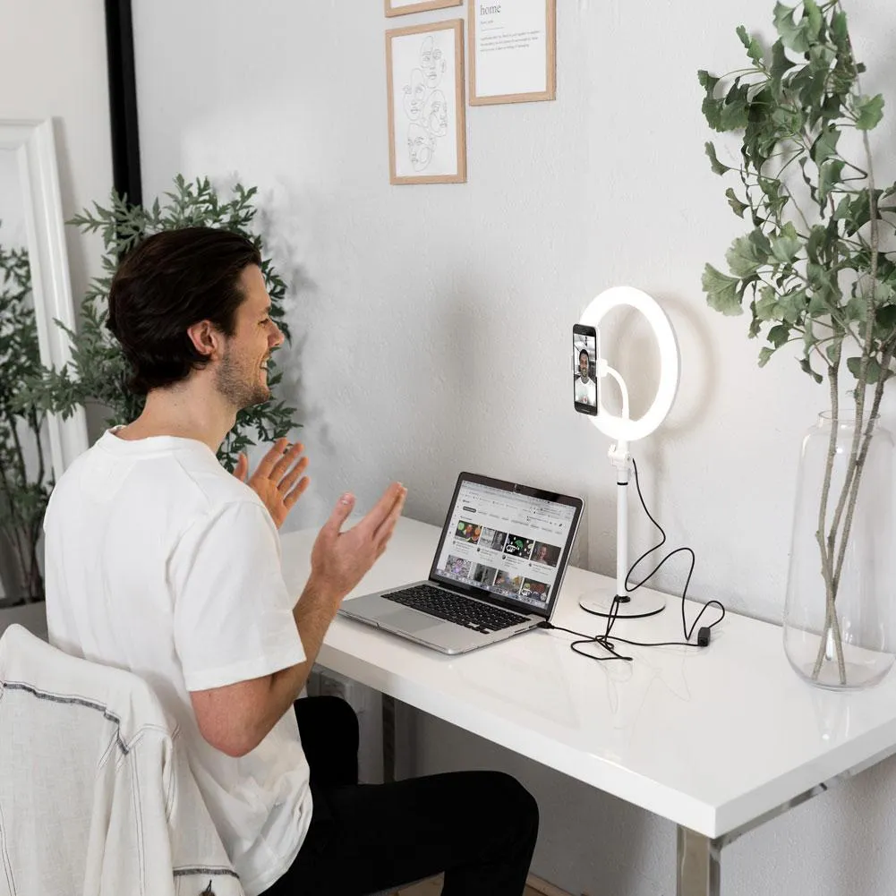 10" LED Table Ring Light - Portia