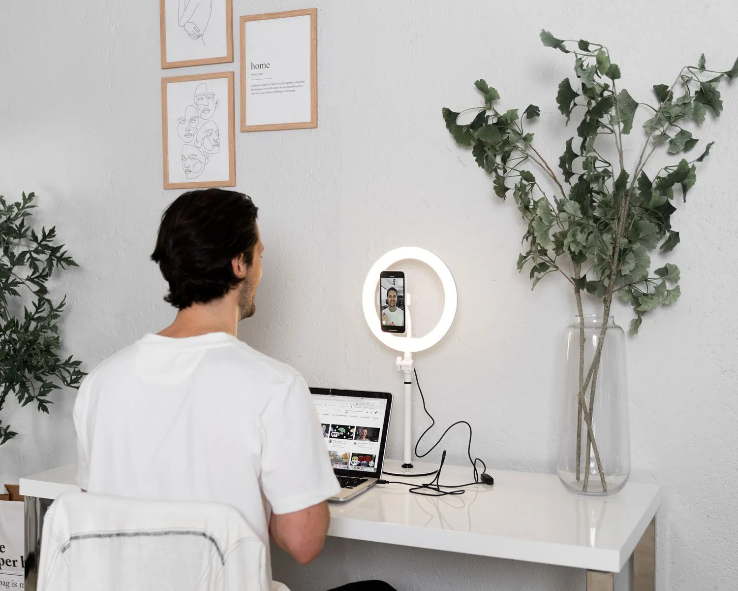 10" LED Table Ring Light - Portia