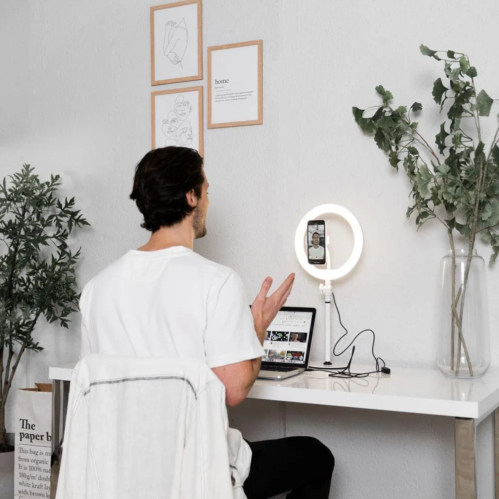 10" LED Table Ring Light - Portia