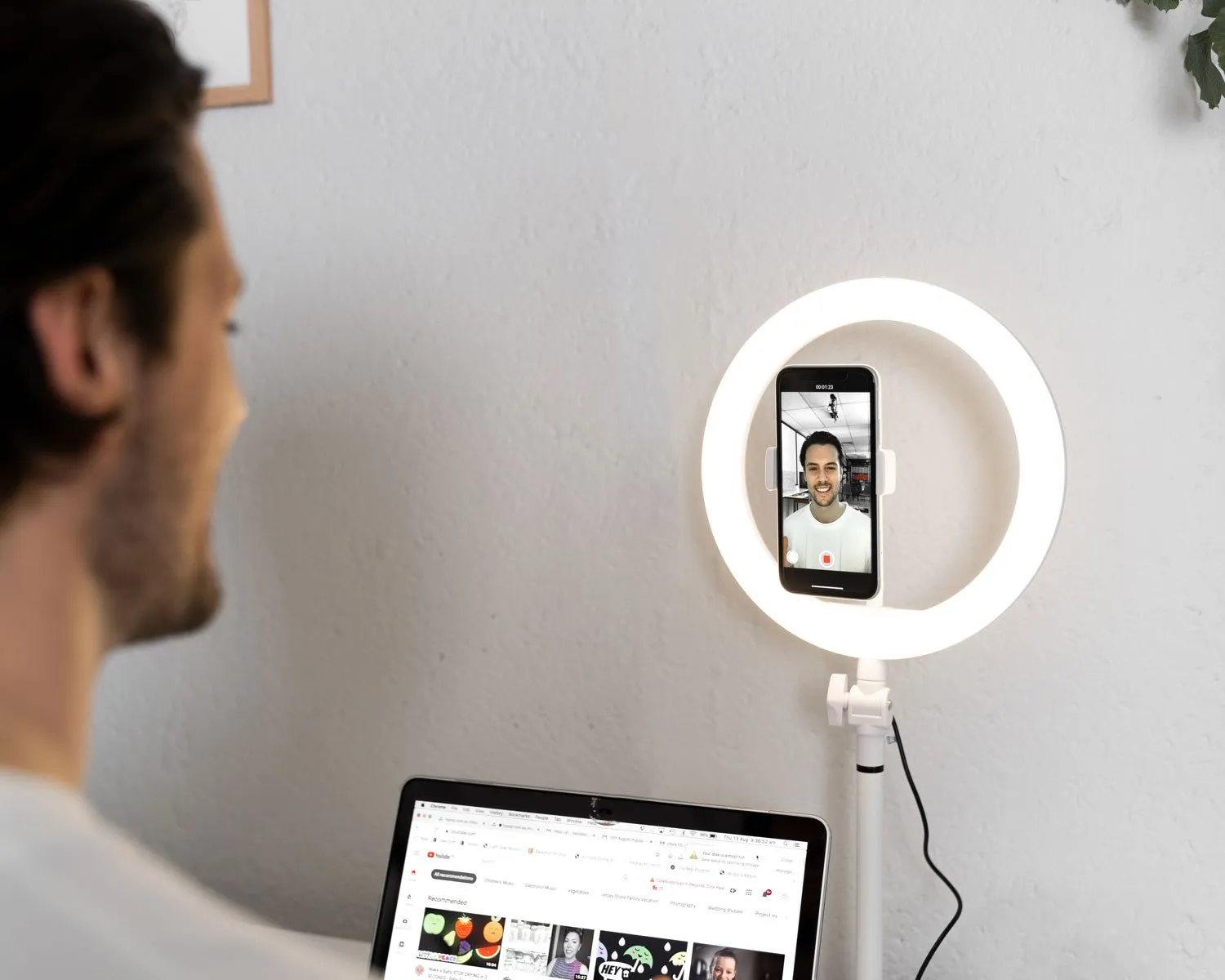 10" LED Table Ring Light - Portia