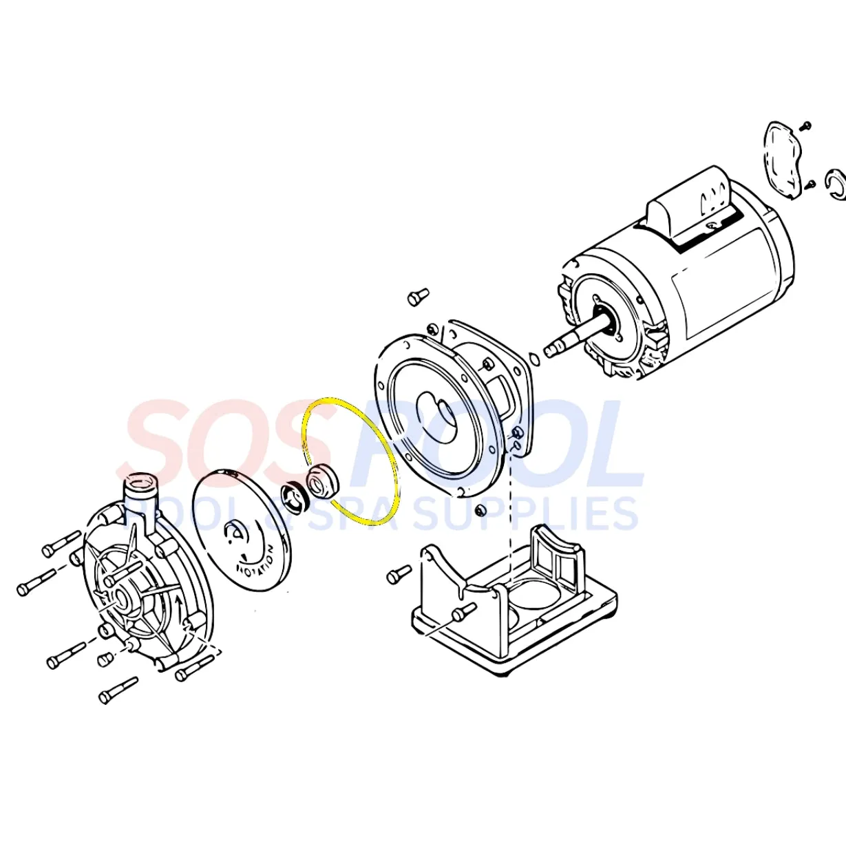 Aladdin Volute Housing O-Ring For Polaris PB4-60 Booster Pumps | SPX1580Z1 | O-299