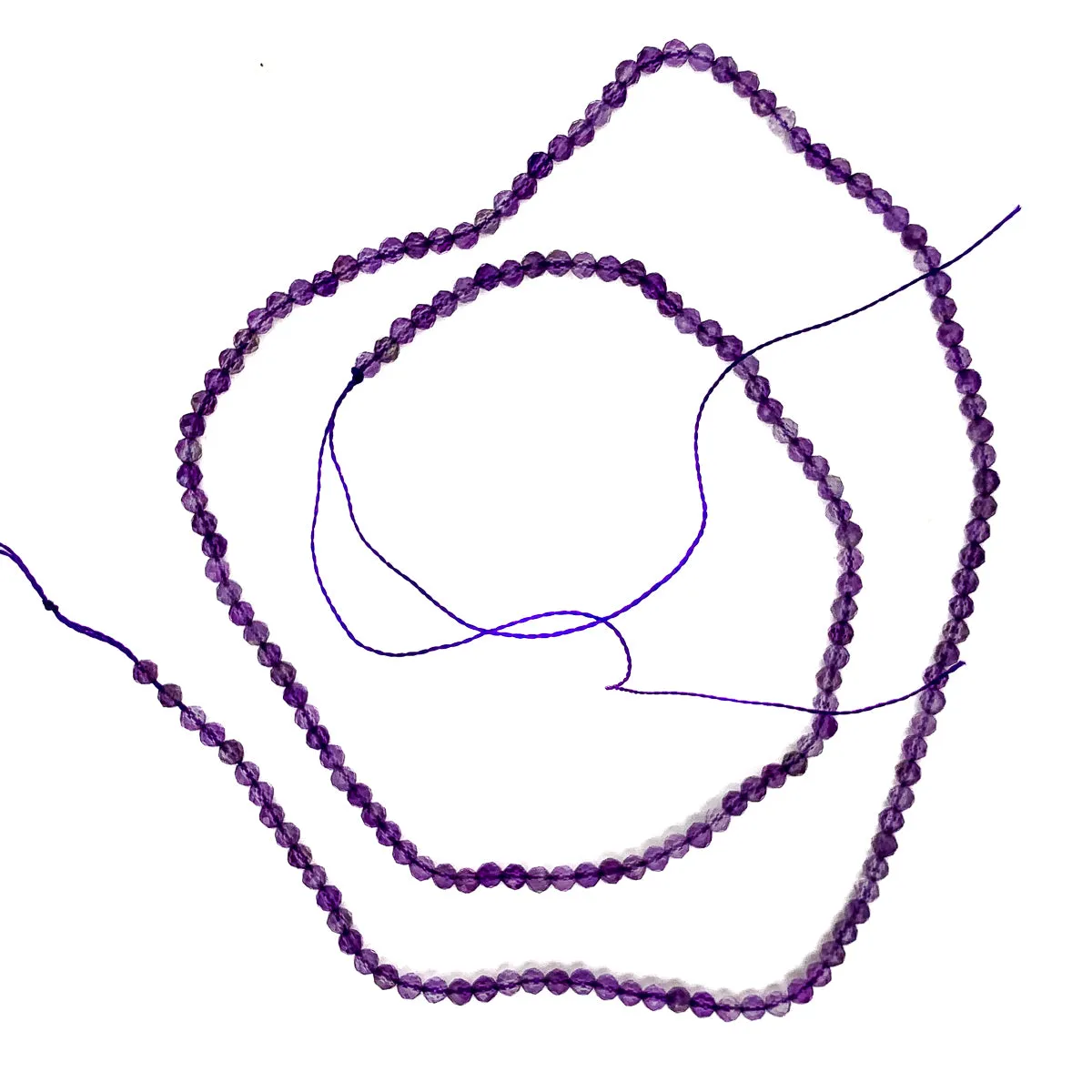 Amethyst 2.5mm Faceted Rounds
