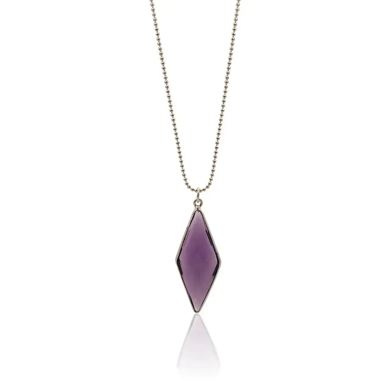 Amethyst Spike Necklace - Spiritual Jewelry
