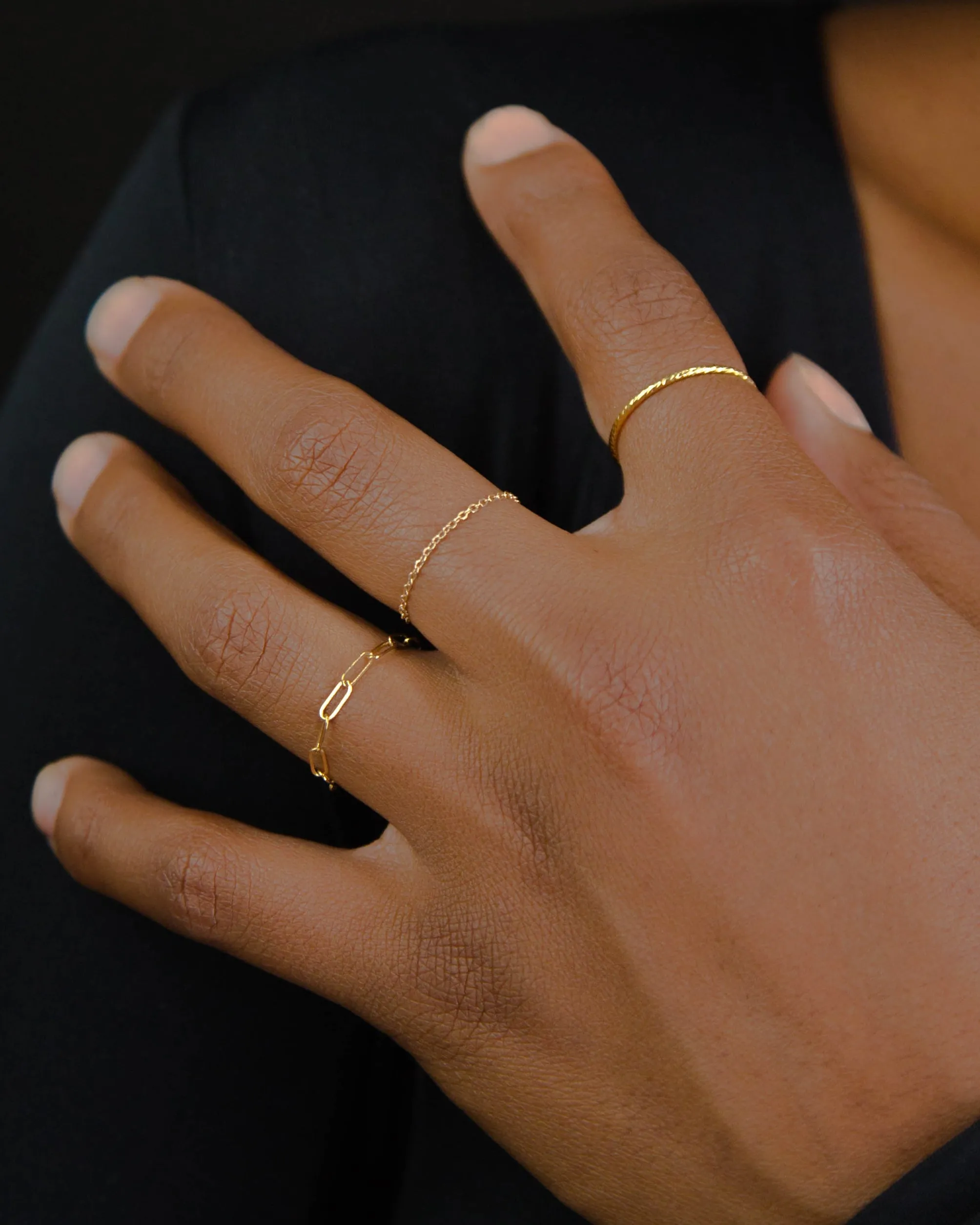 Bar Chain Ring