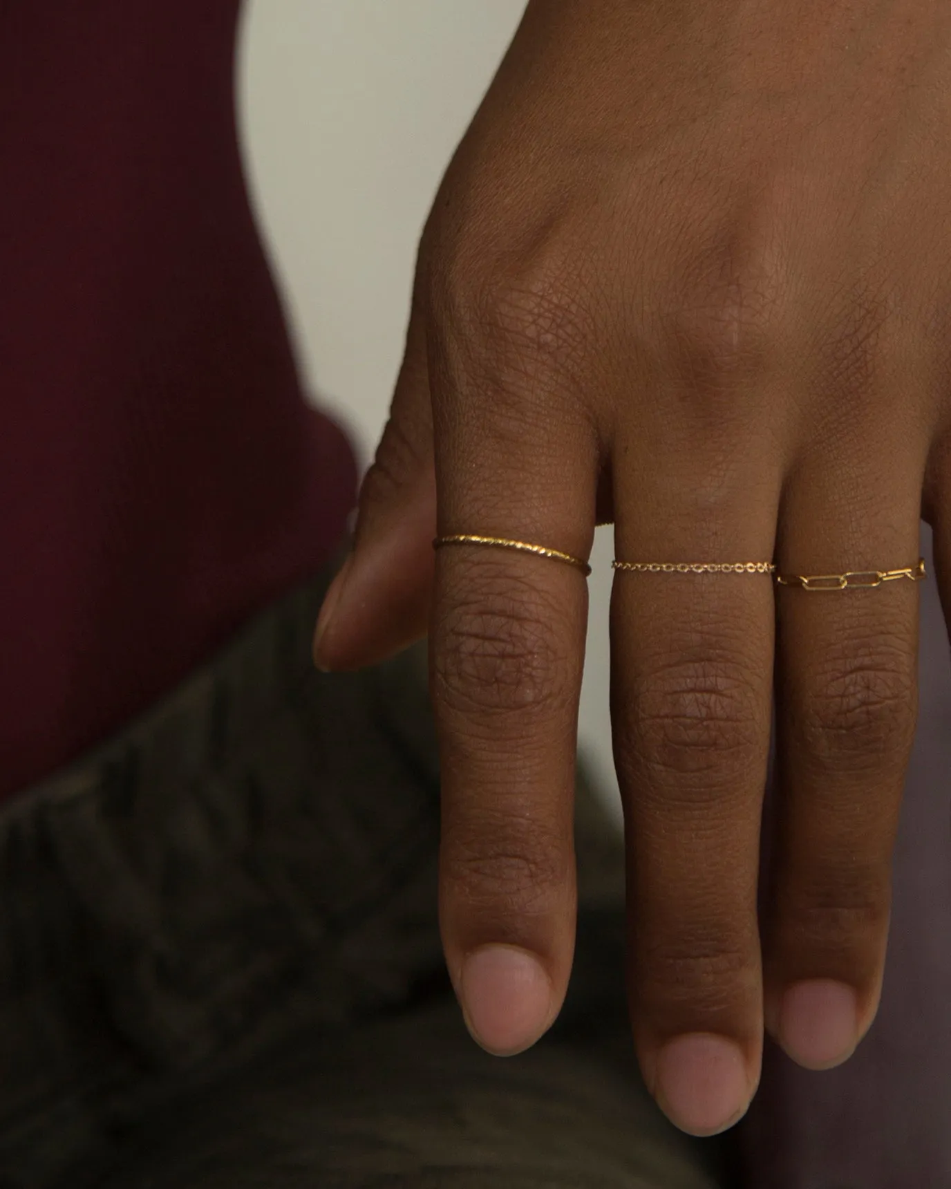Bar Chain Ring