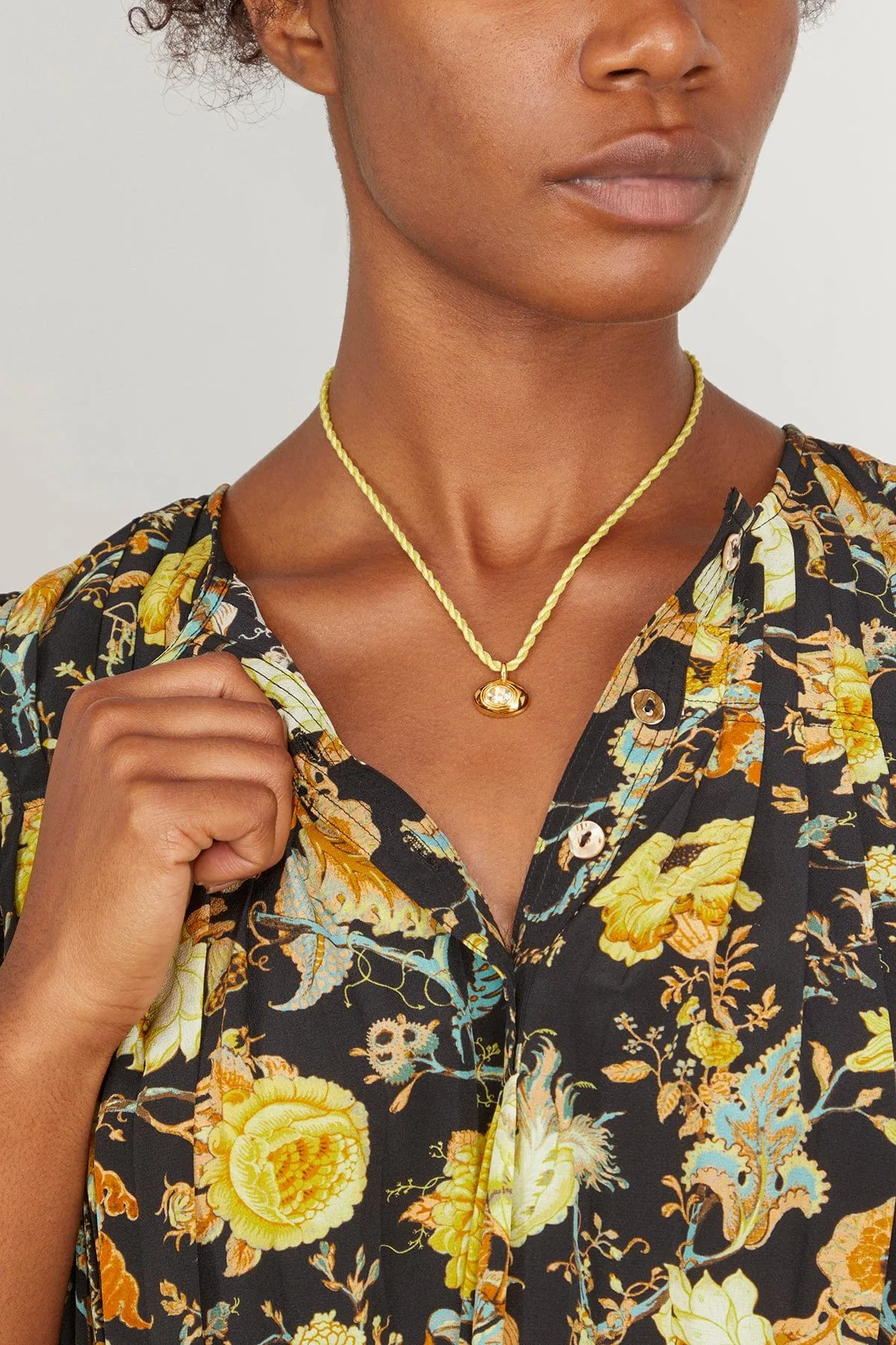 Best Friend Necklace in Lemonade