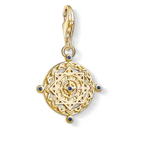 CHARM CLUB VINTAGE COMPASS PENDANT