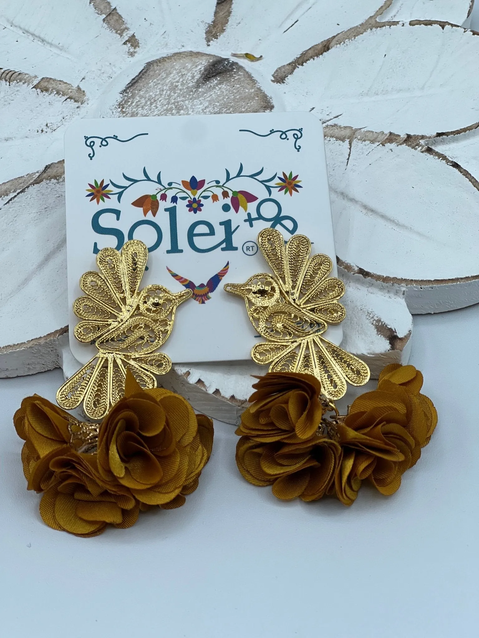 Colibri Floral Earrings