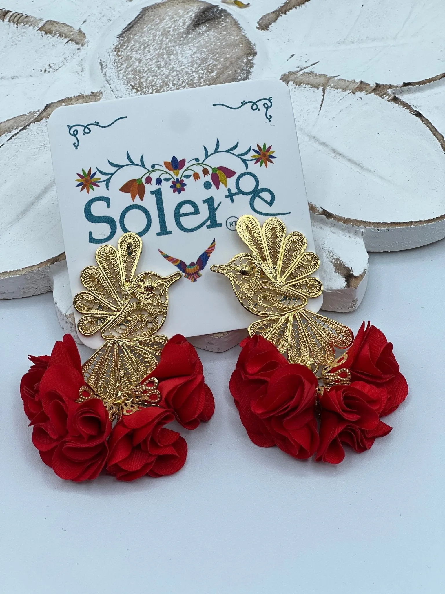 Colibri Floral Earrings