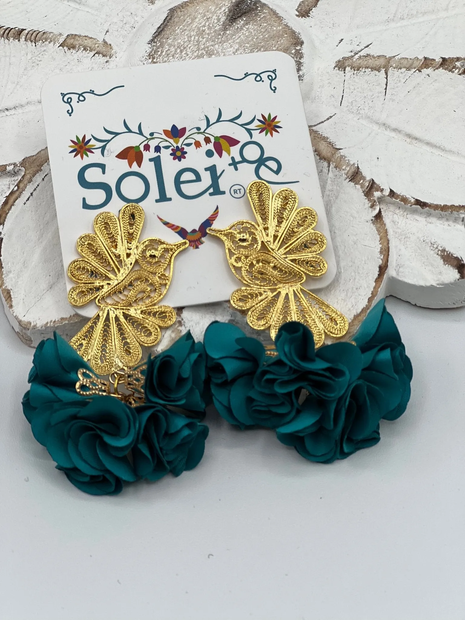 Colibri Floral Earrings