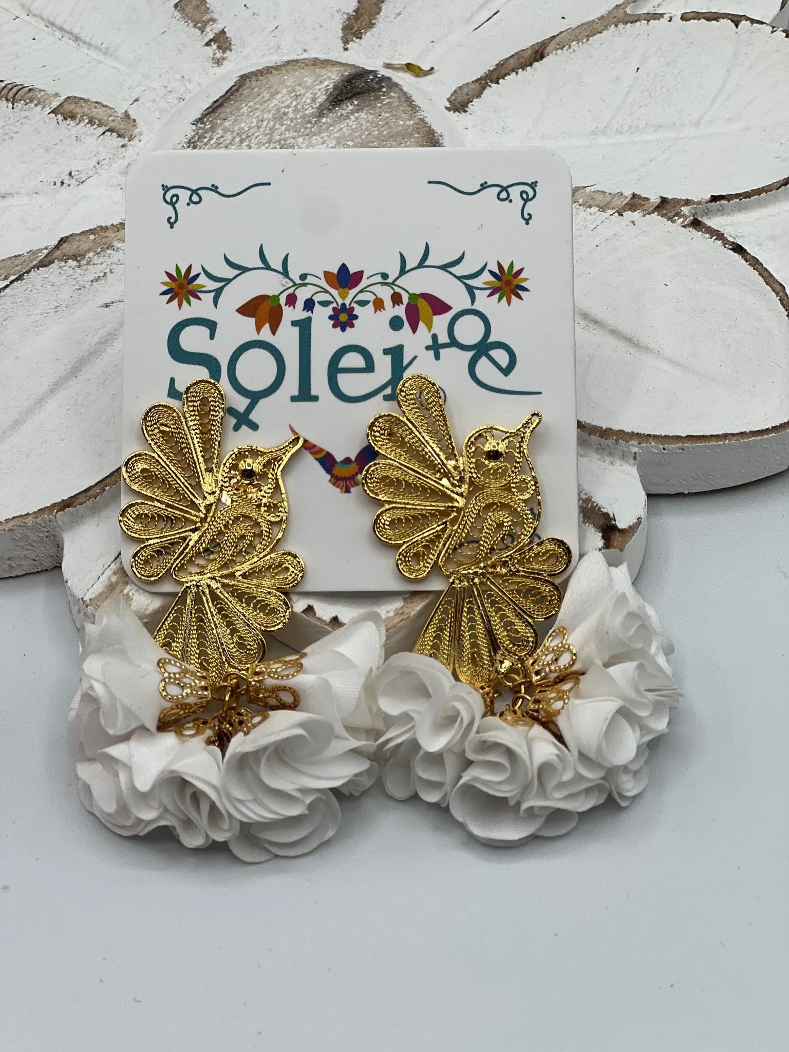 Colibri Floral Earrings
