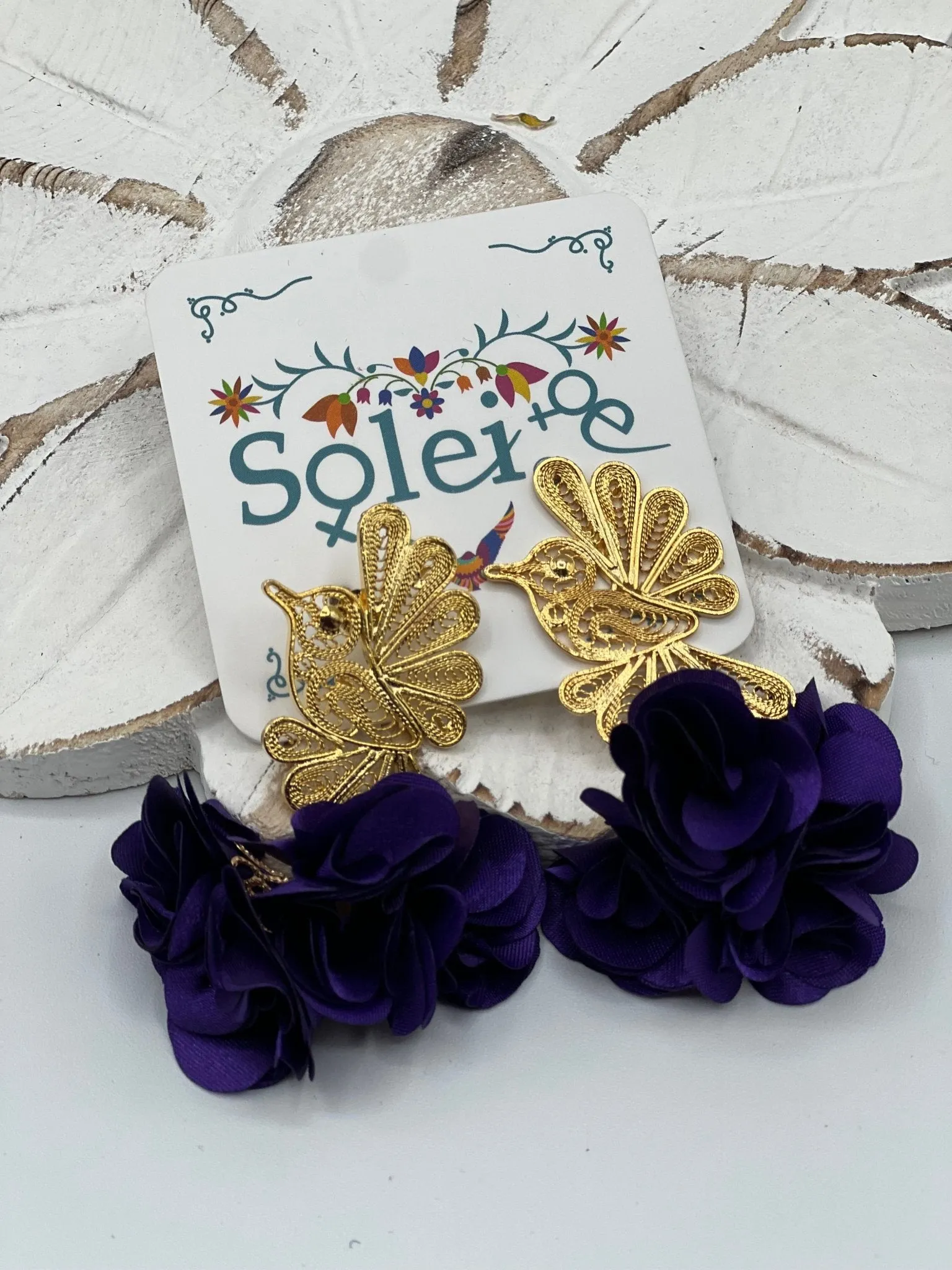 Colibri Floral Earrings