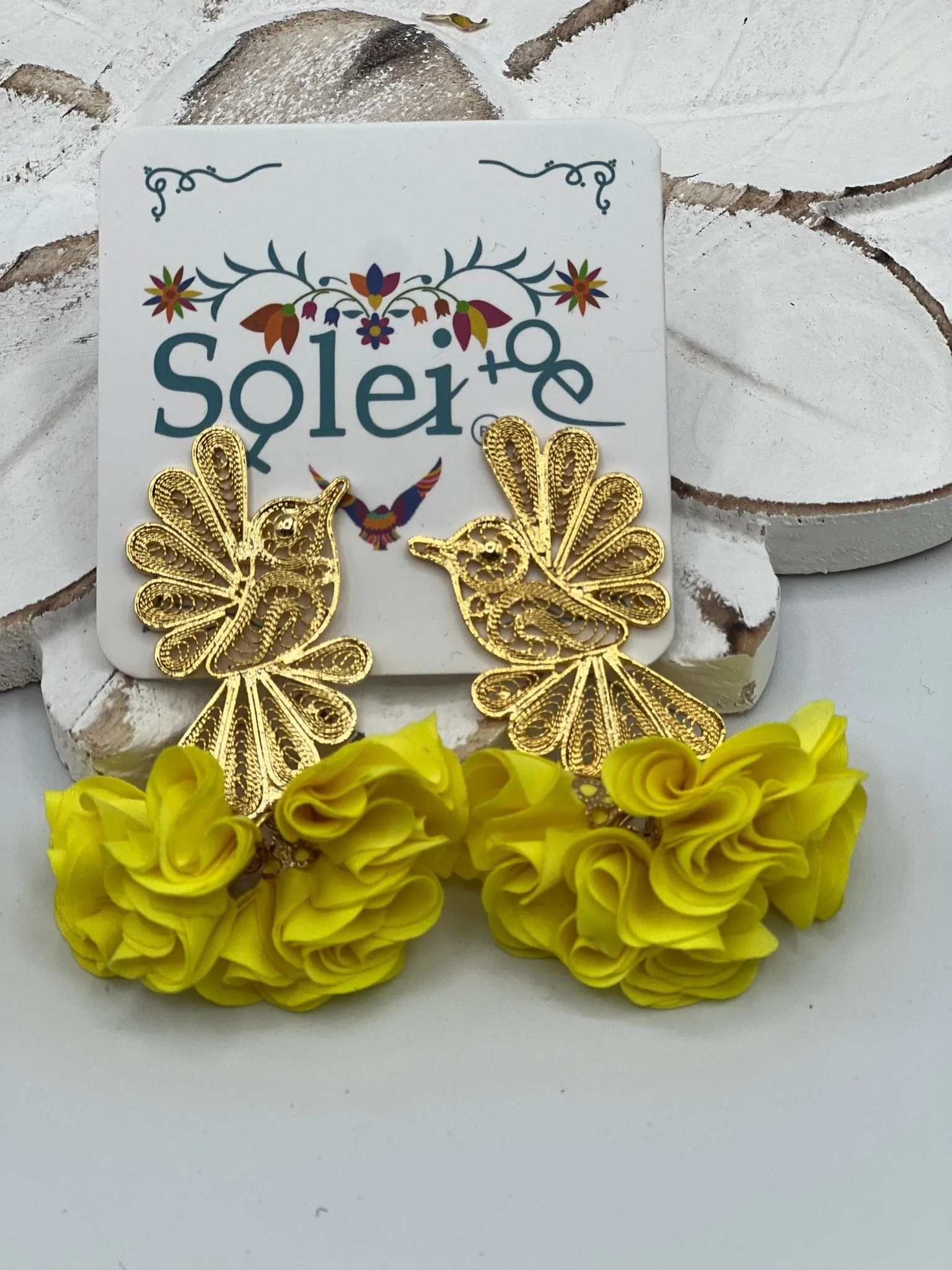 Colibri Floral Earrings
