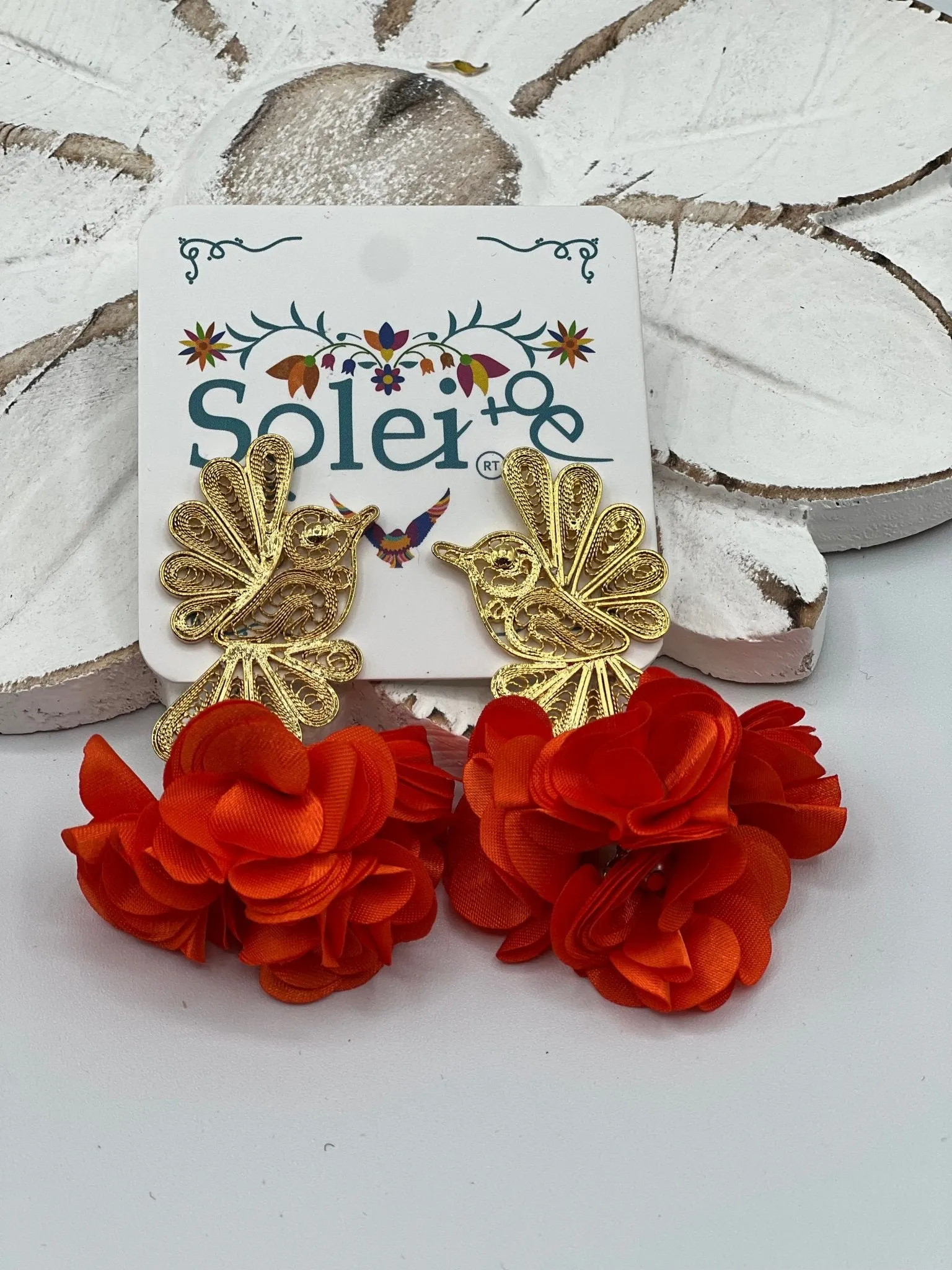 Colibri Floral Earrings