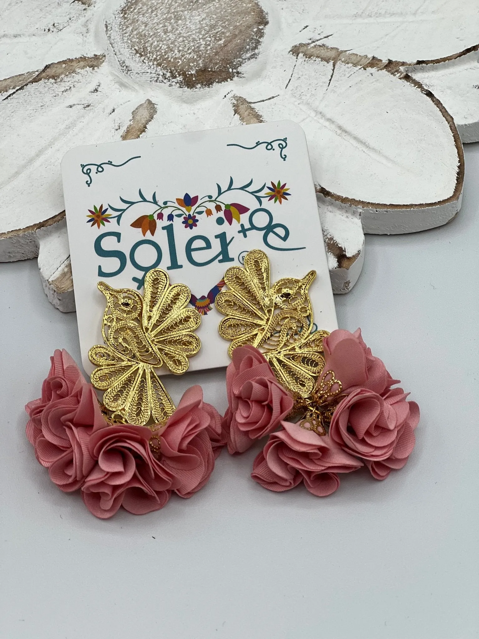 Colibri Floral Earrings