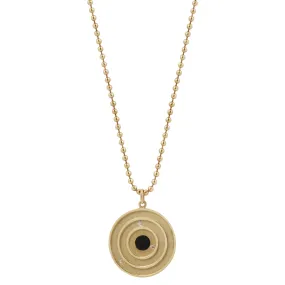Cosmos Black Onyx and Diamond Necklace
