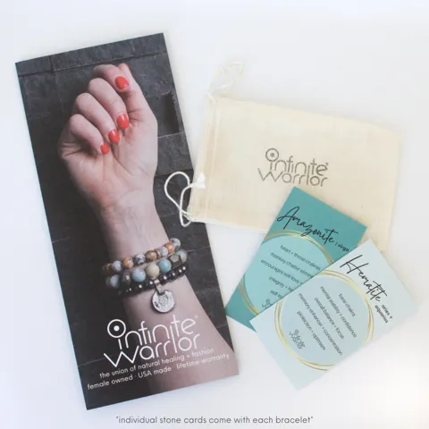 Cream Moonstone Bead Bracelet | Prehnite