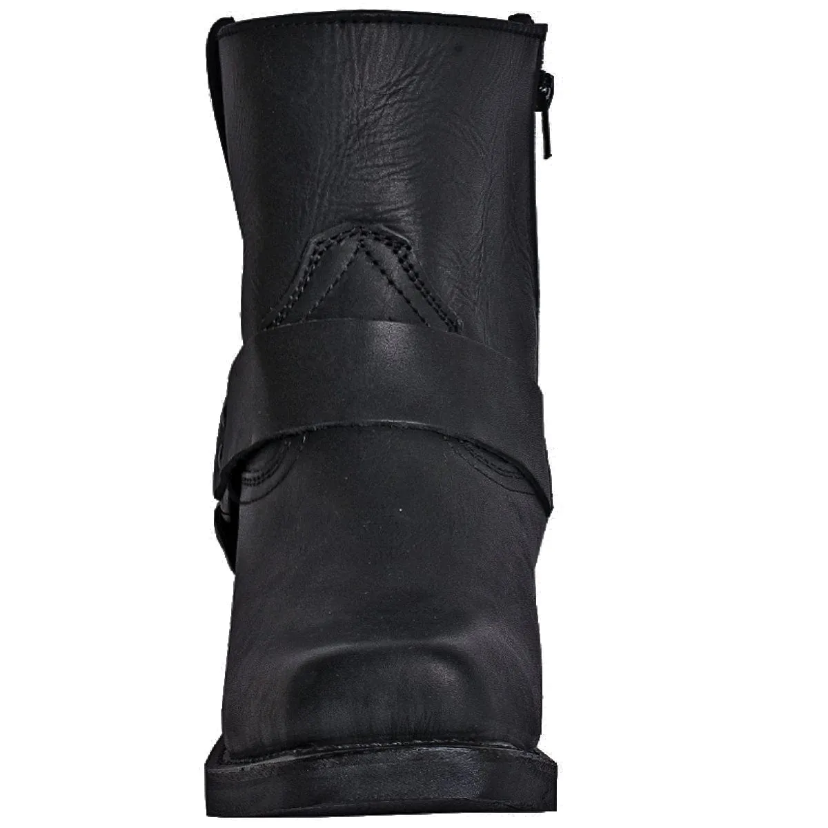 Dingo Men's Rev-Up Black Leather Harness Boots DI19090