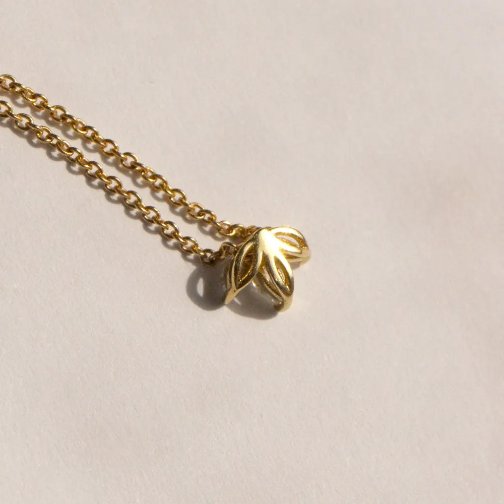 Françoise Necklace with White Diamonds