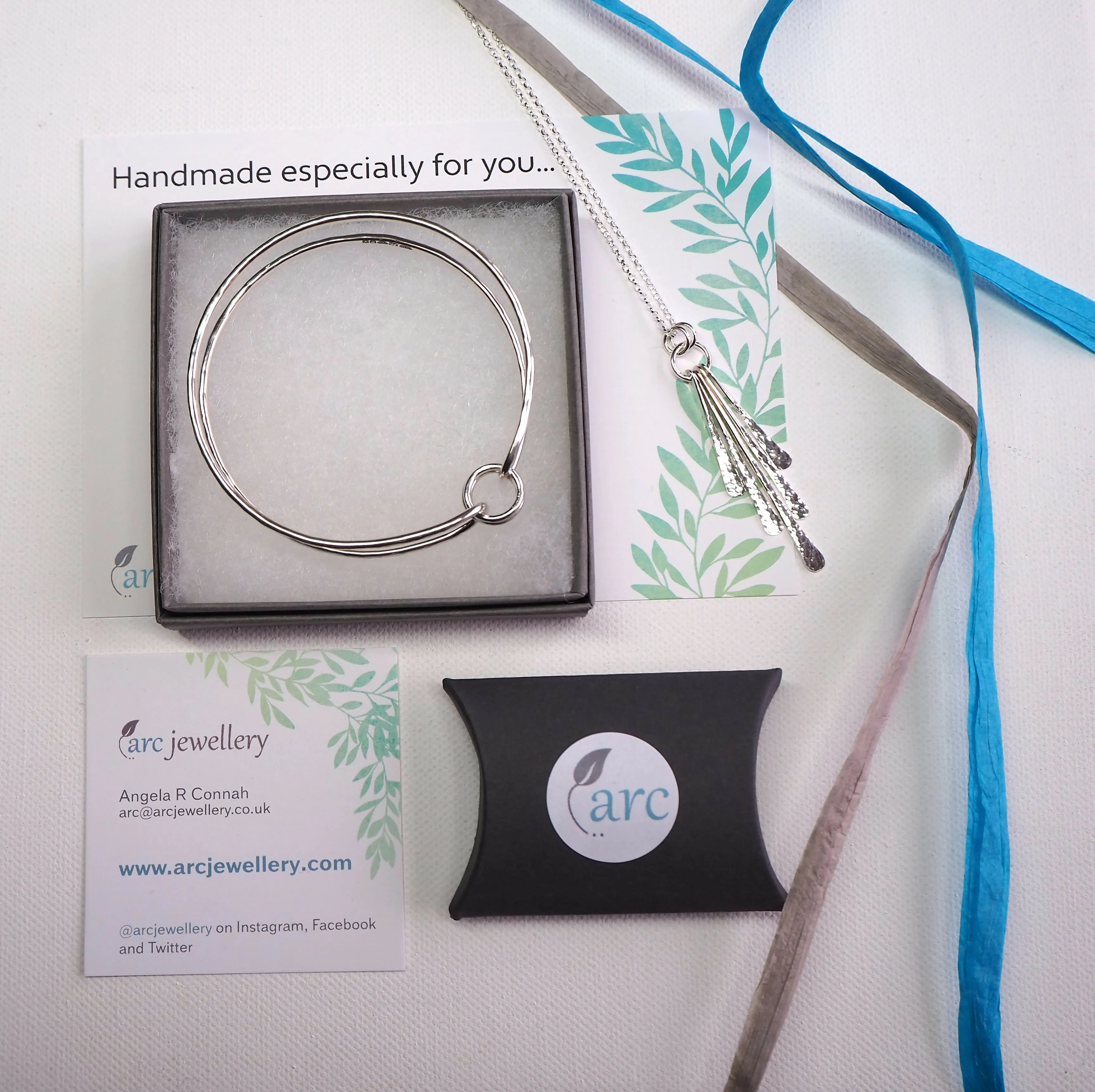 Hallmarked Silver Twist Wrap Bangle