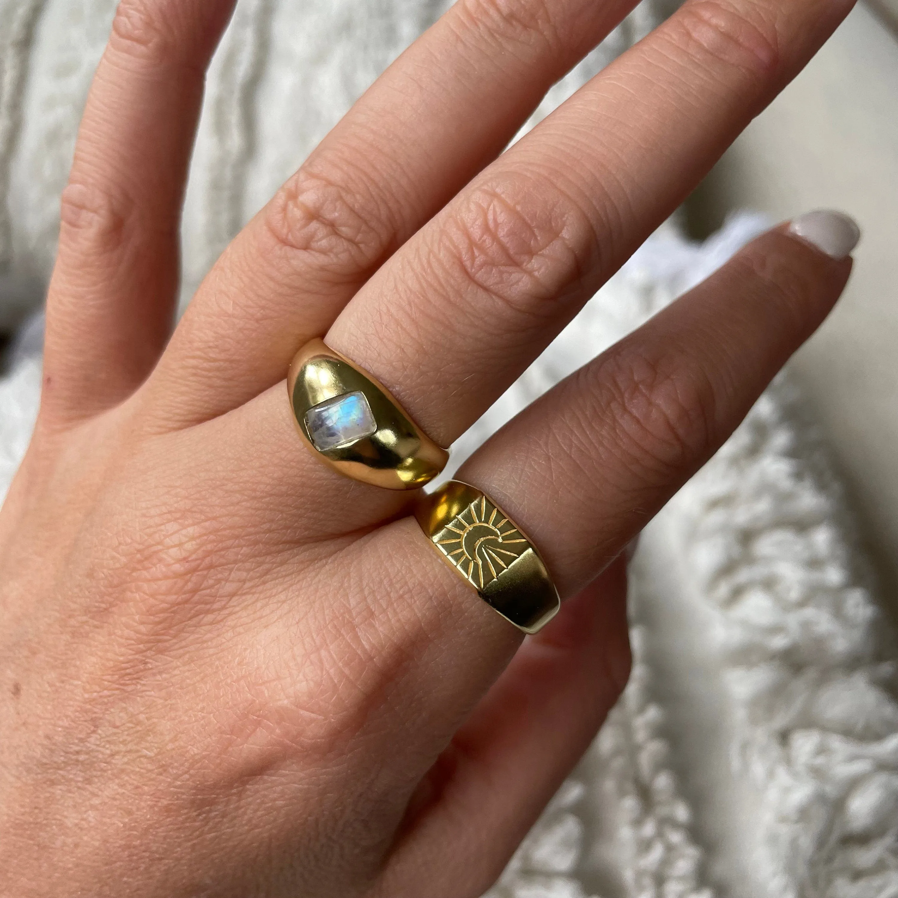 Harvest Moon Gold Ring