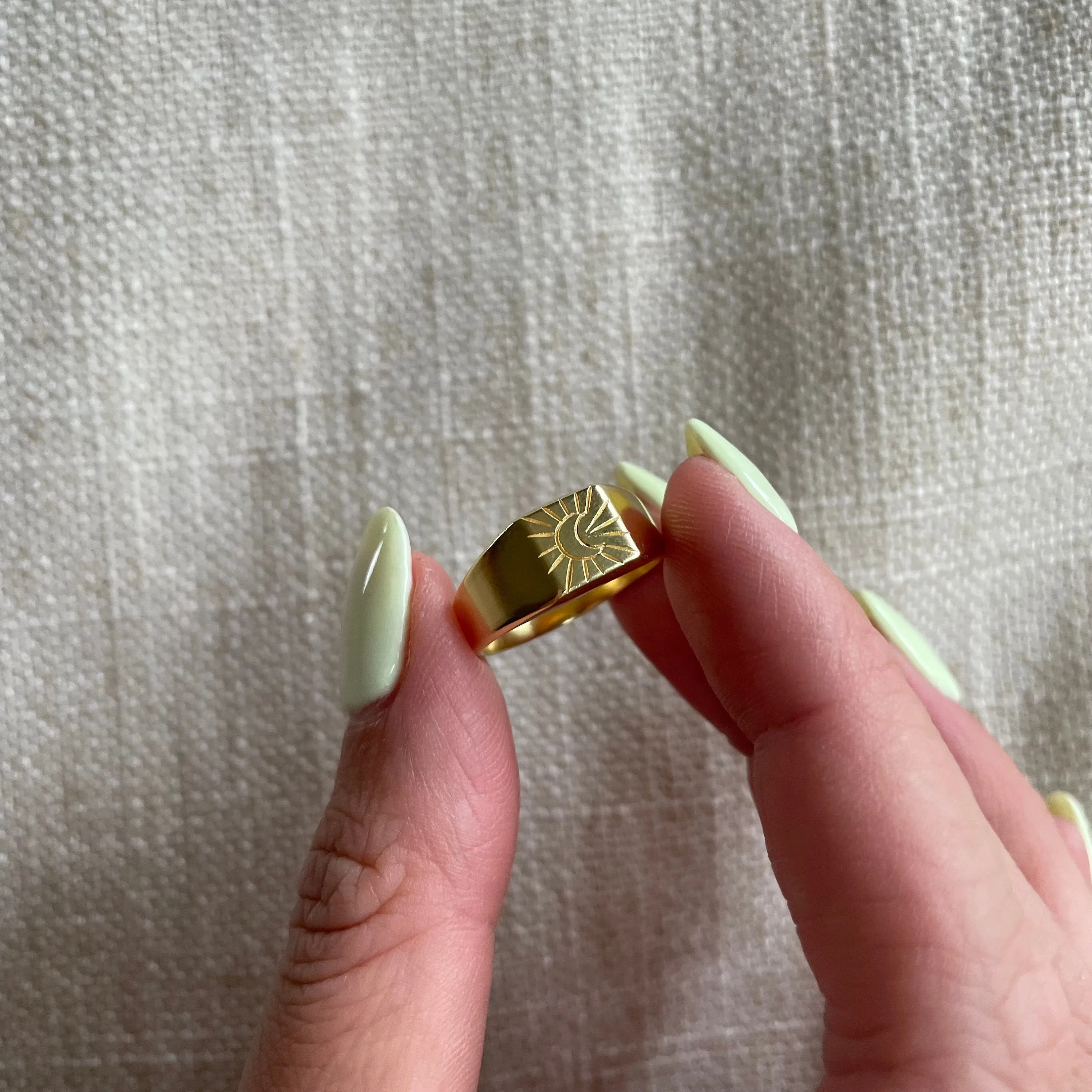 Harvest Moon Gold Ring