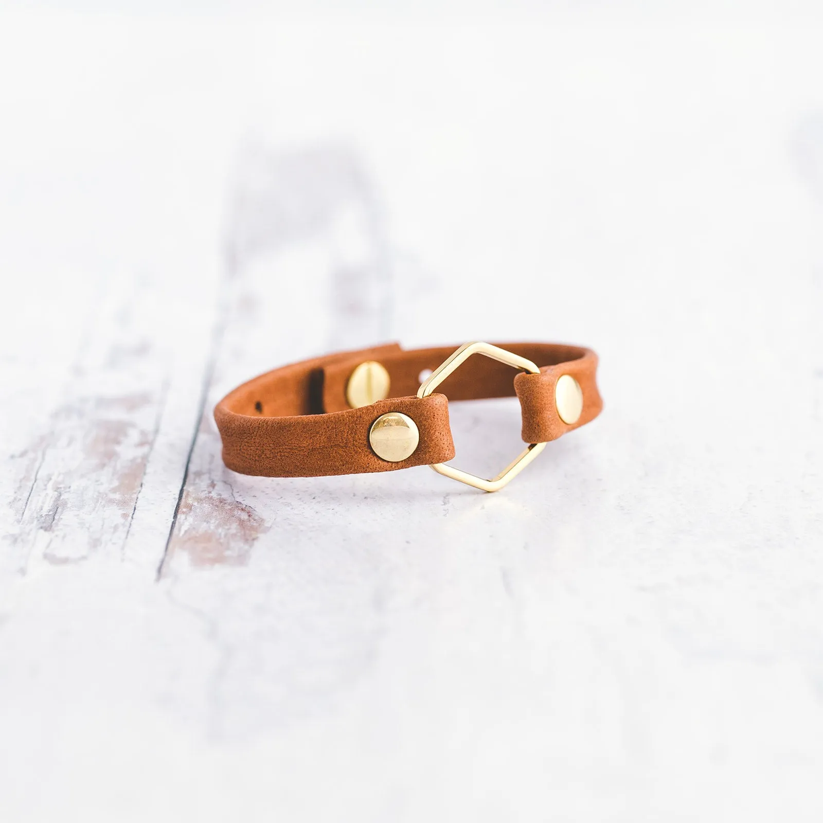 Honeycomb Bracelet-Gold