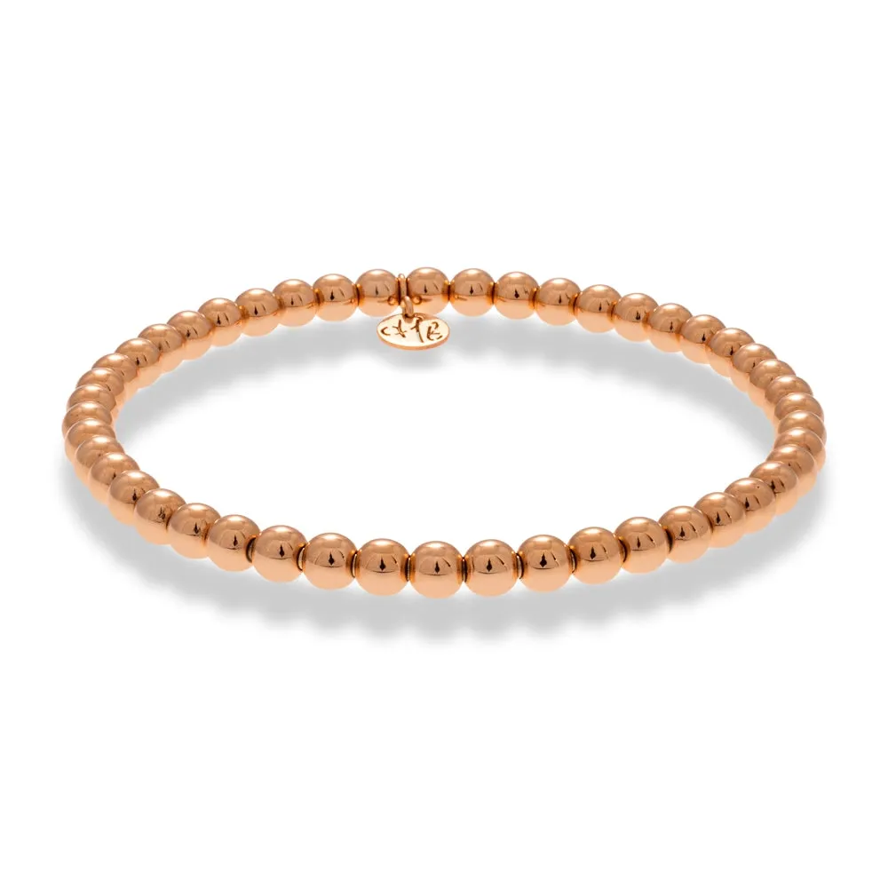 Hulchi Belluni 18K Rose Gold 4mm Tresore Bracelet