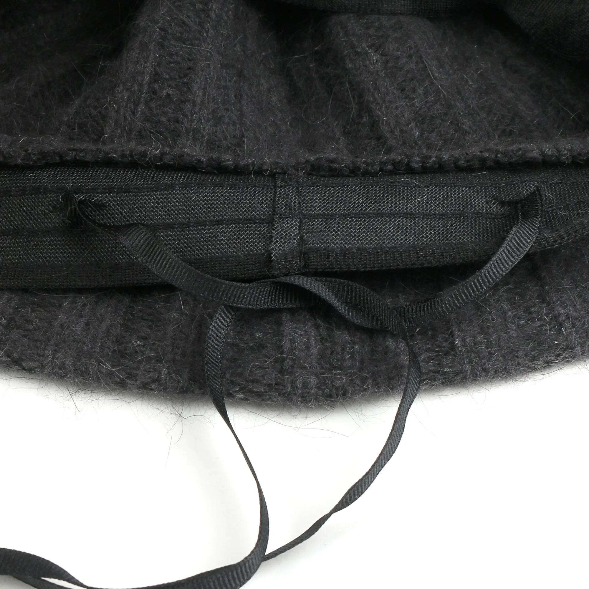 ililily Crochet Knitted Angora Blended Fedora Color Winter Bucket Hat