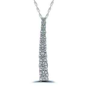 JOURNEY STYLE DIAMOND PENDANT, .25 CT TW