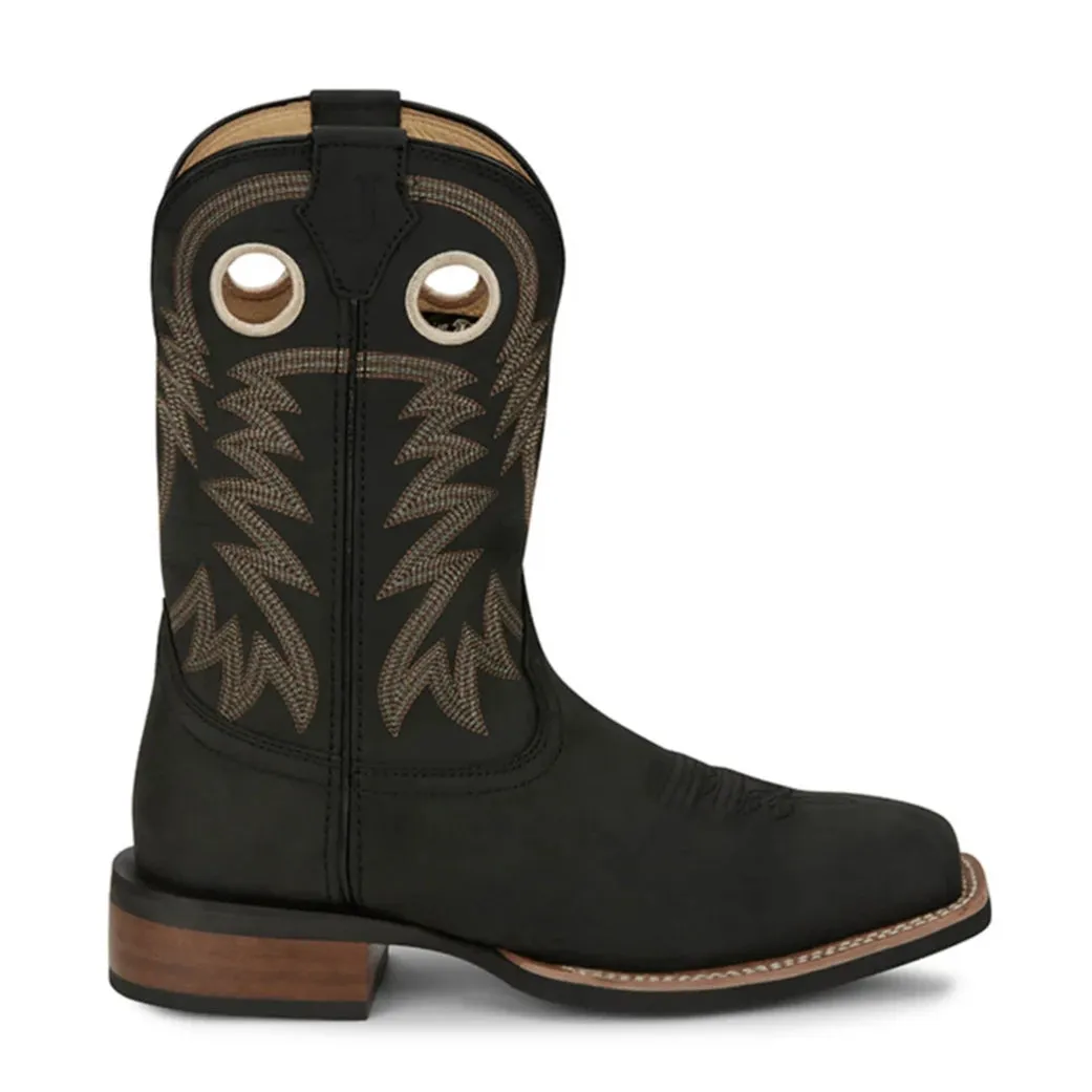 Justin Men's Black Showstopper Square Toe