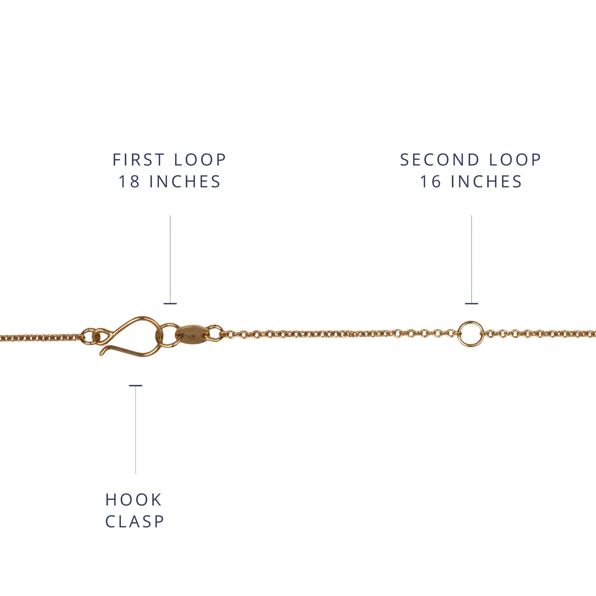 Large Lucia Diamond Vermeil Necklace