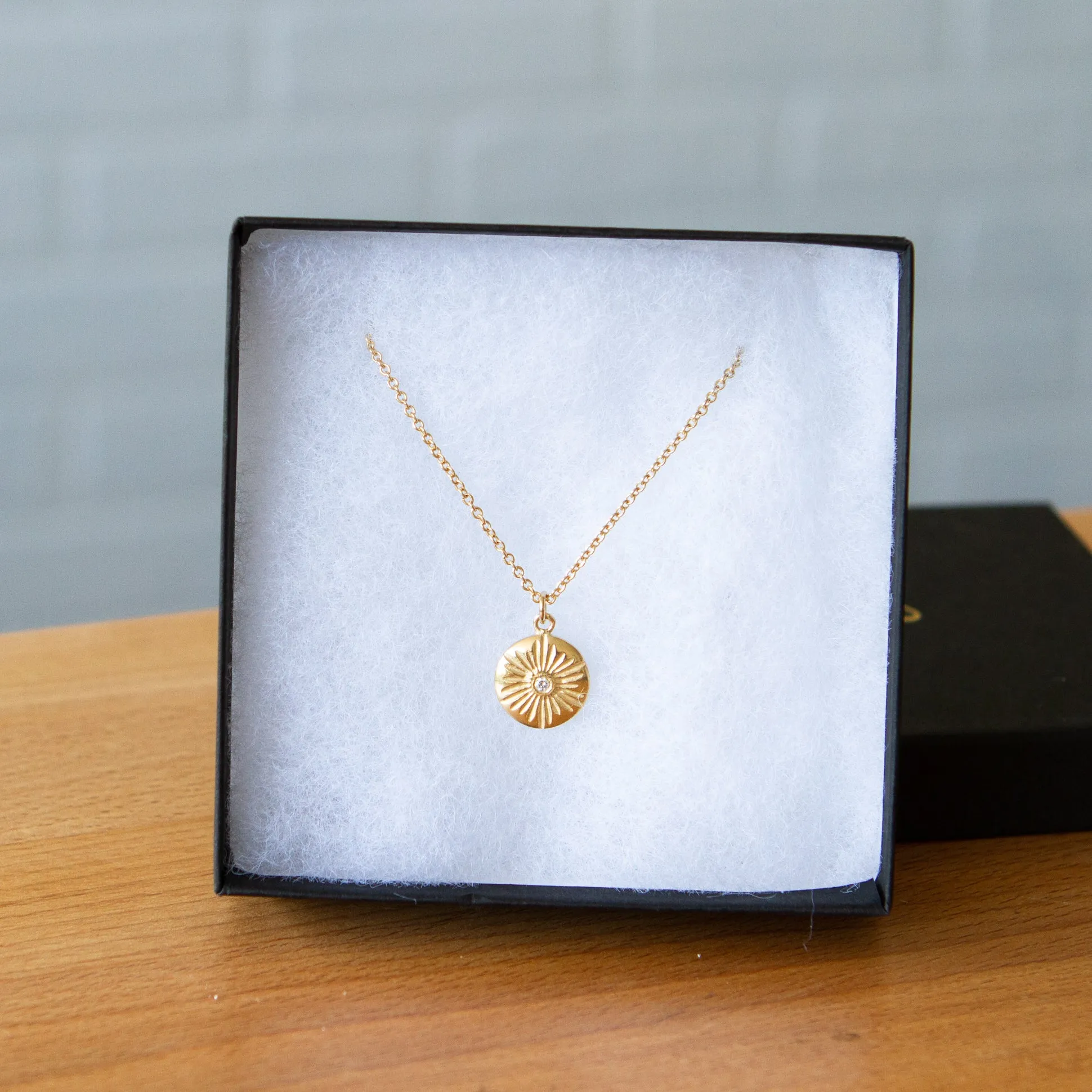Large Lucia Diamond Vermeil Necklace