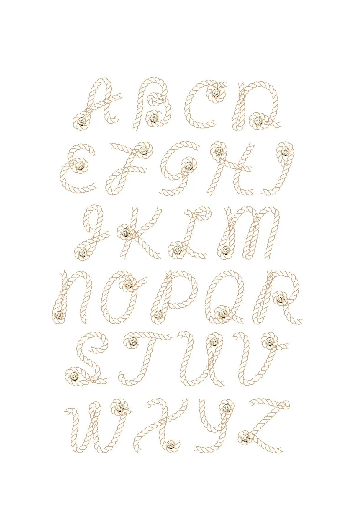 Letter Streamer Necklace