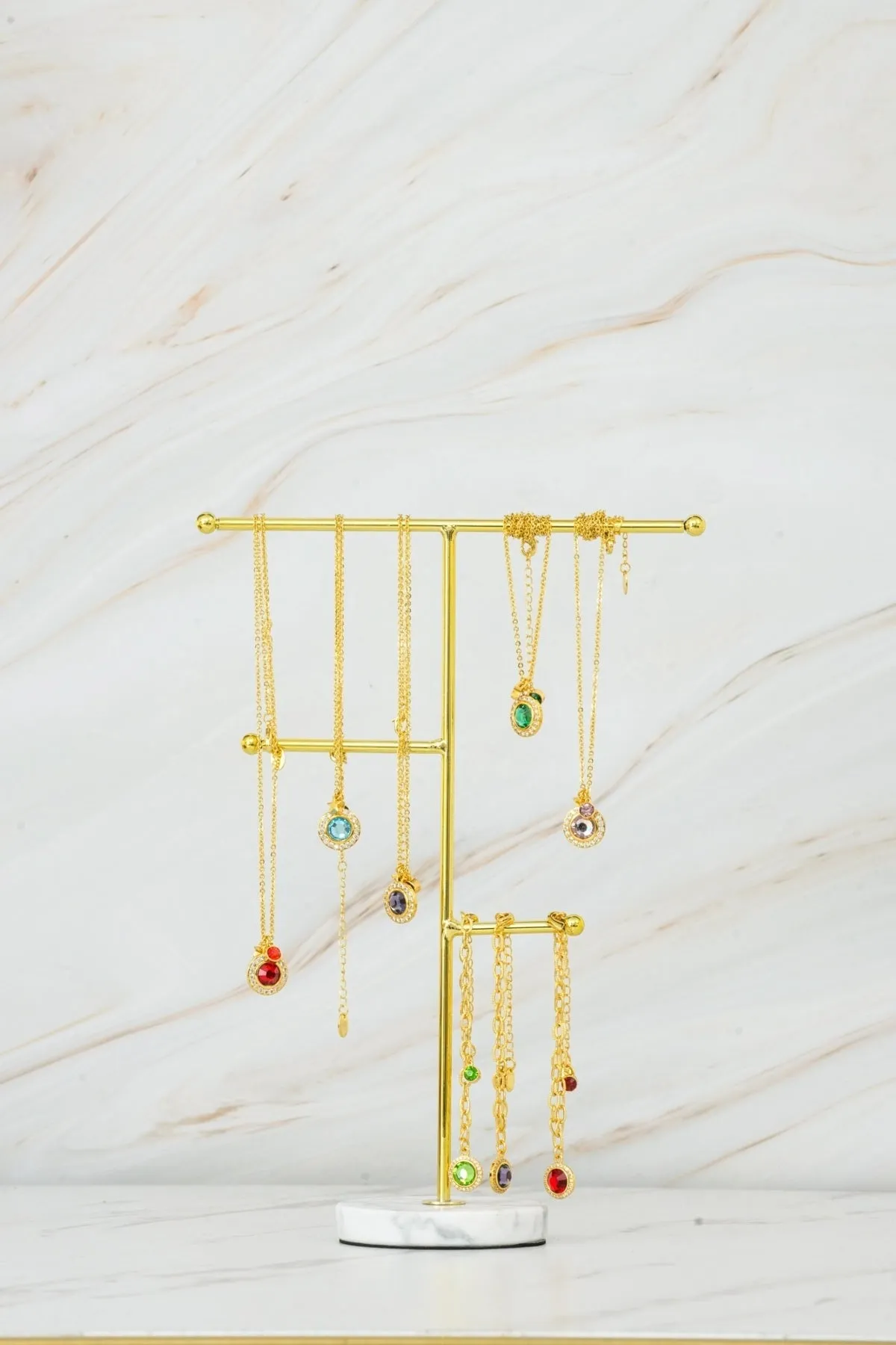 March Birthstone Charm Bracelet