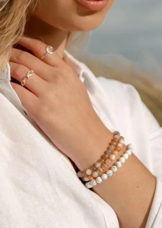 Mixed Moonstone Safari Bracelet