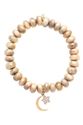 Moonstar Moonstone Charm Bracelet