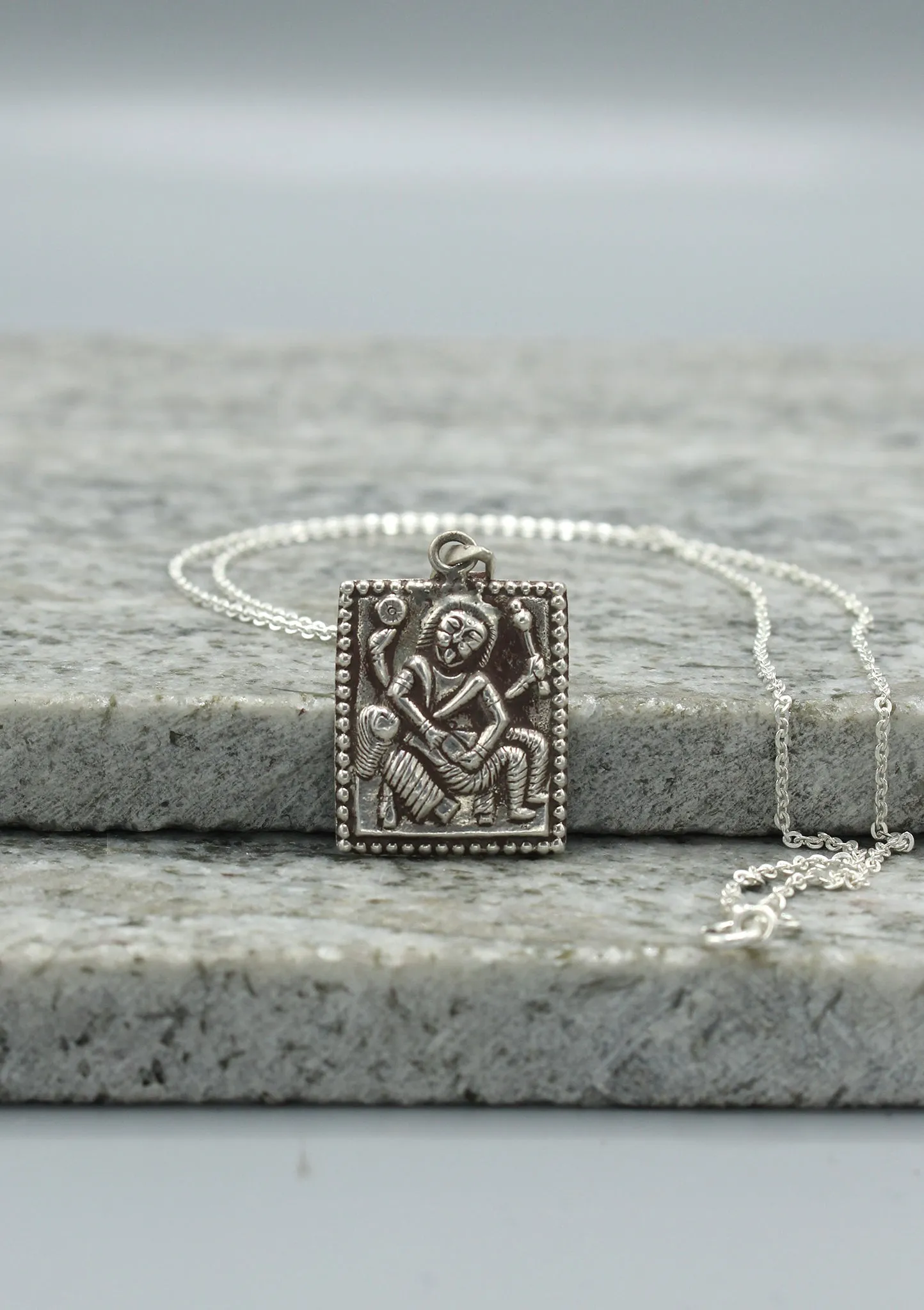 Narasimha  Sterling Silver 925 Pendant