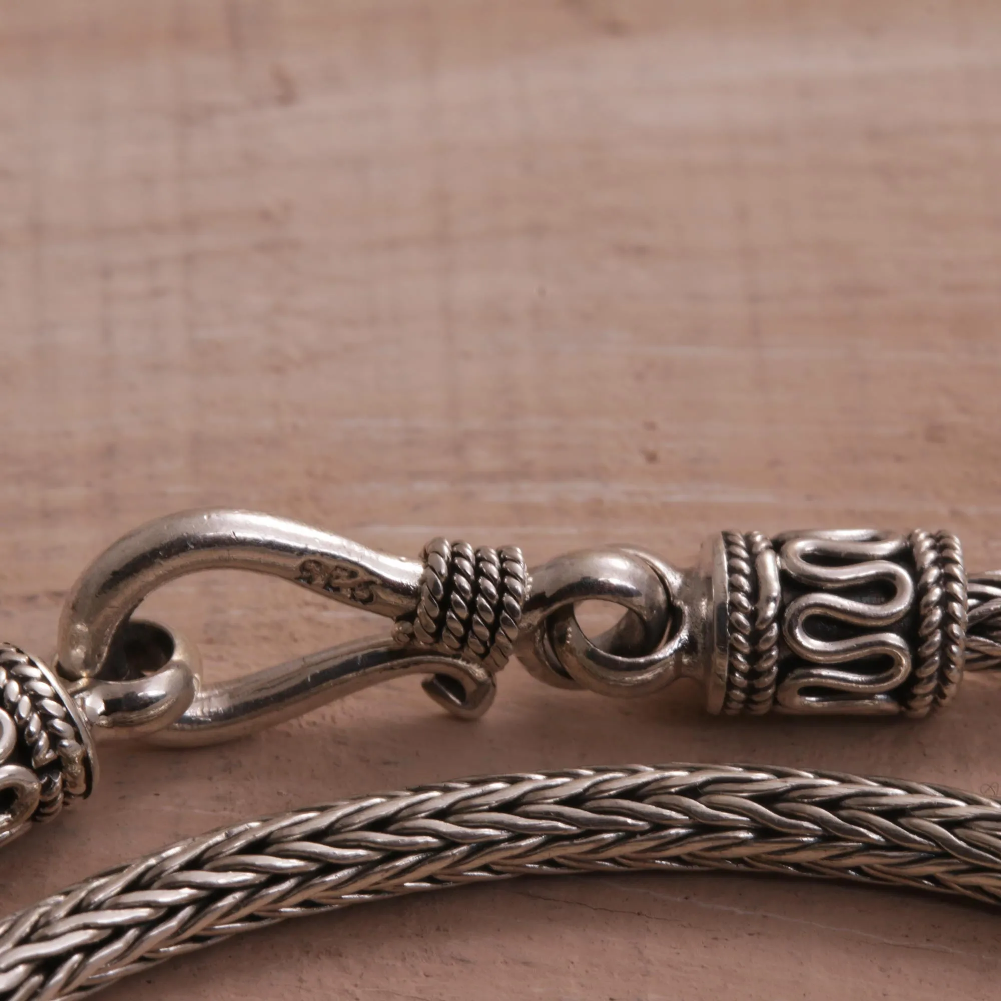 Night Ovals Onyx & Silver Pendant Necklace