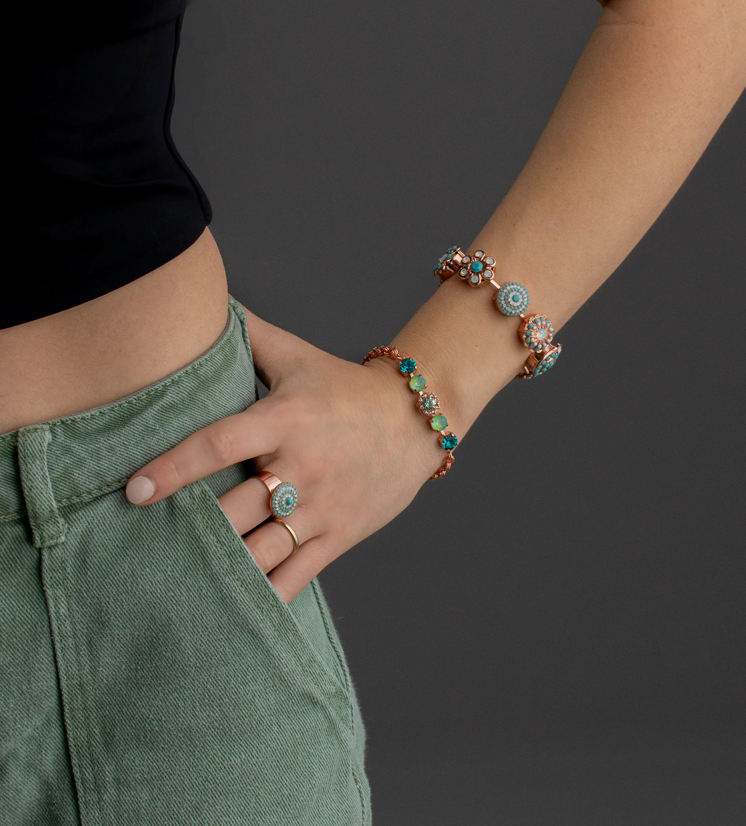 Petite Everyday Bracelet in "Ivy Villa" *Custom*