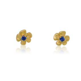 Petite Lavender Gem Studs