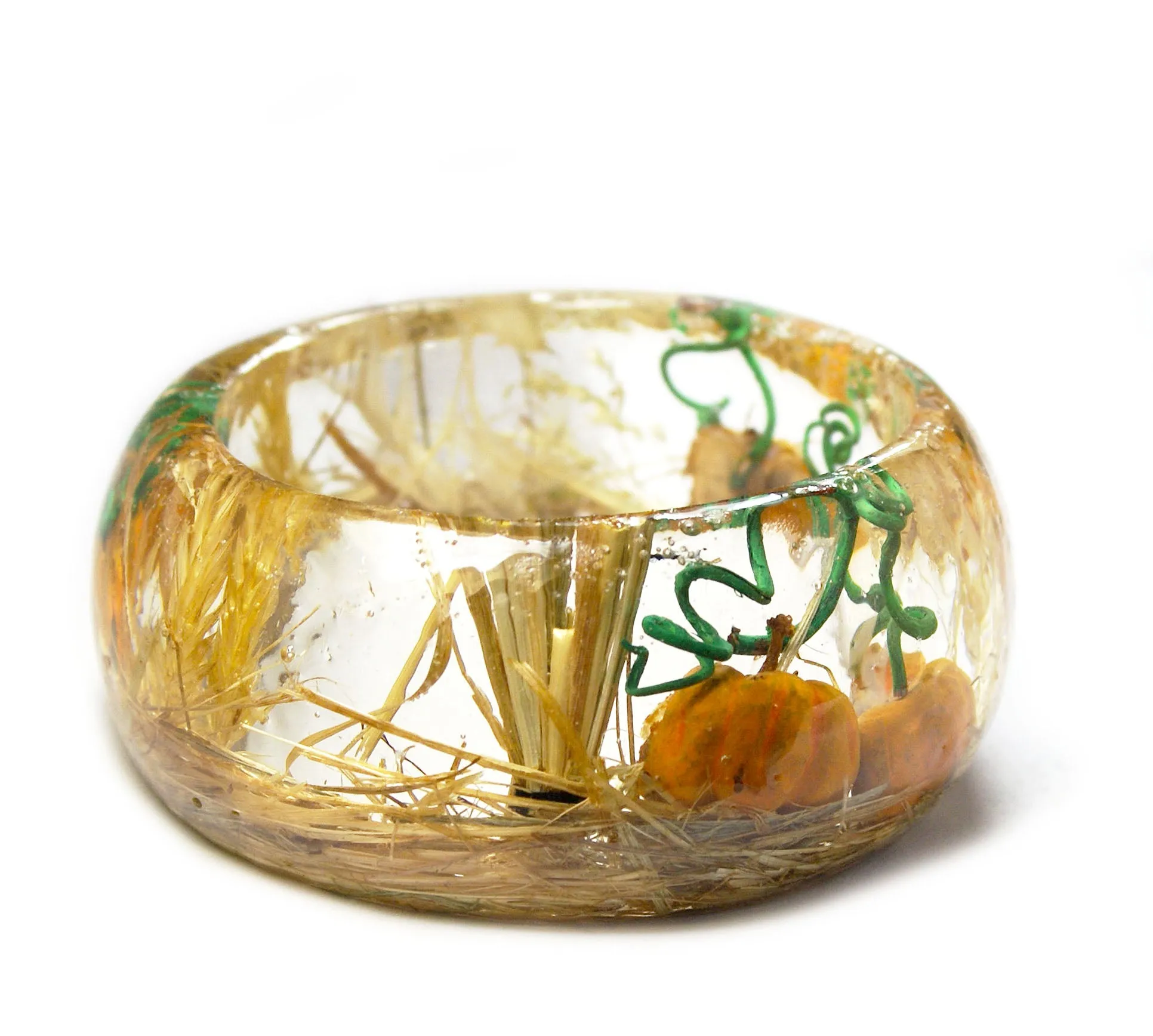 Pumpkin Patch Resin Bracelet