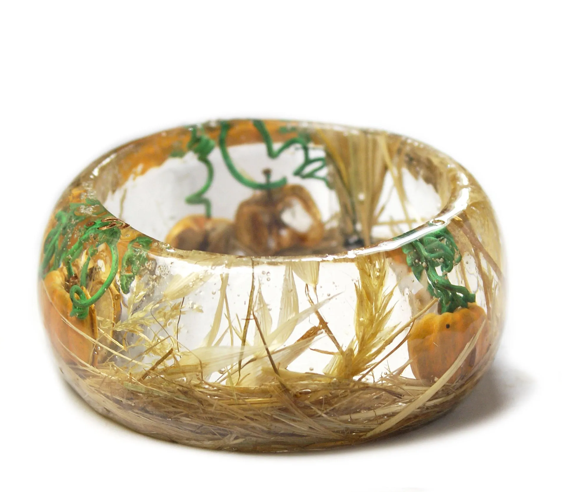 Pumpkin Patch Resin Bracelet