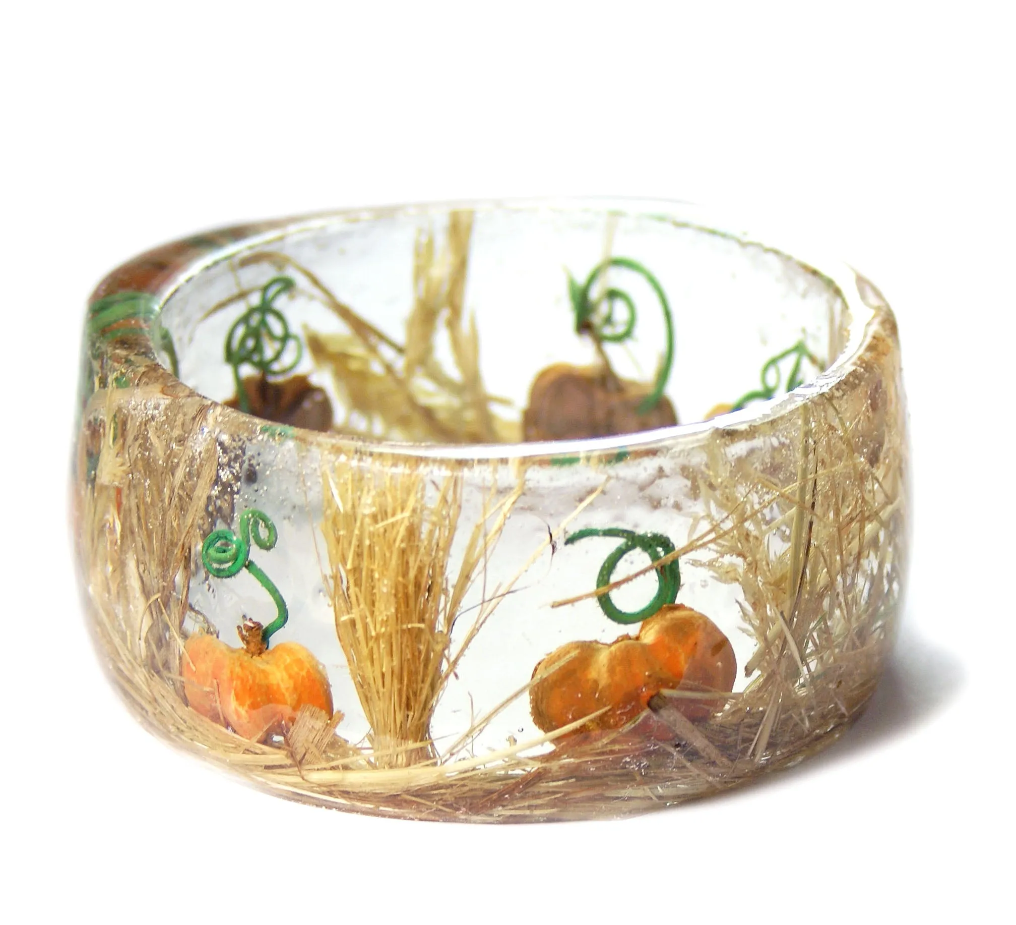 Pumpkin Patch Resin Bracelet